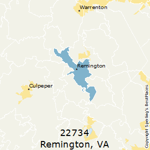 Remington,Virginia County Map