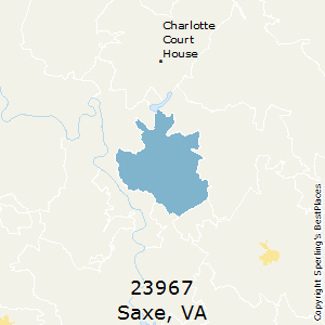 Saxe,Virginia County Map