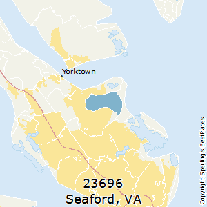 Seaford,Virginia County Map