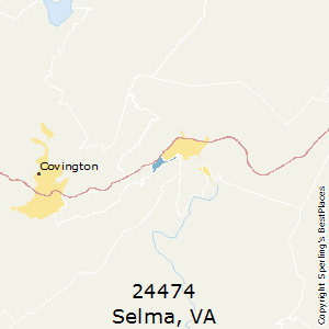 Selma,Virginia County Map