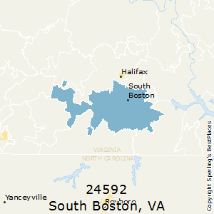 South_Boston,Virginia County Map