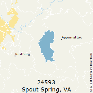 Spout_Spring,Virginia County Map
