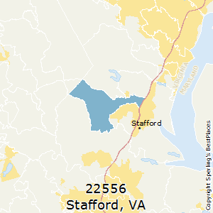 Stafford,Virginia County Map