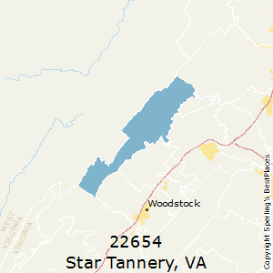 Star_Tannery,Virginia County Map