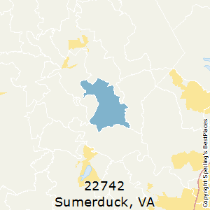 Sumerduck,Virginia County Map