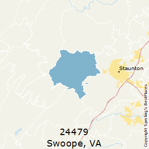 Swoope,Virginia County Map