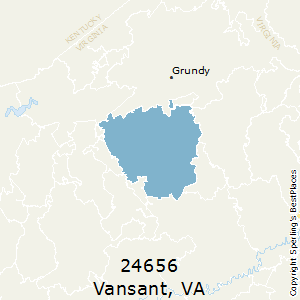 Vansant,Virginia County Map