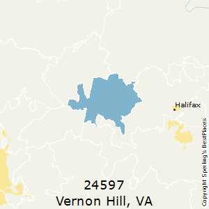 Vernon_Hill,Virginia County Map