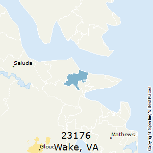 Wake,Virginia County Map