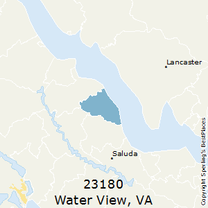 Water_View,Virginia County Map