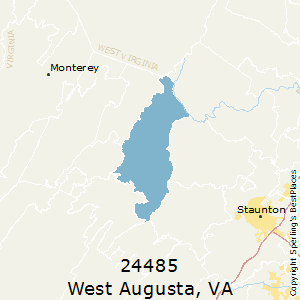 West_Augusta,Virginia County Map