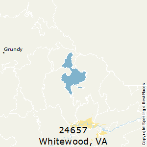 Whitewood,Virginia County Map