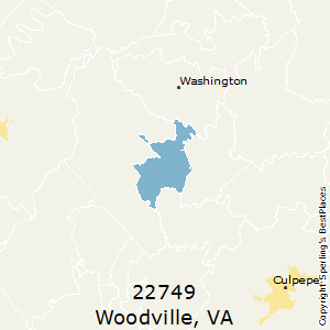 Woodville,Virginia County Map