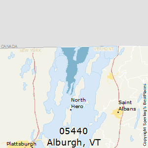 Alburgh,Vermont County Map