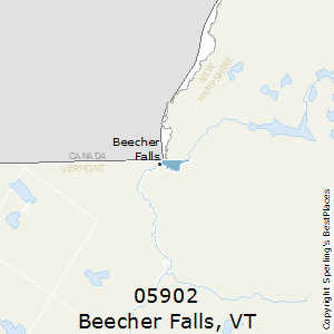 Beecher_Falls,Vermont County Map