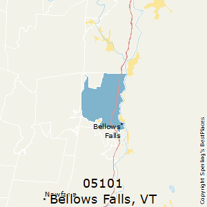 Bellows_Falls,Vermont County Map