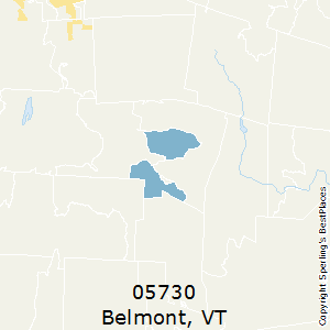 Belmont,Vermont County Map