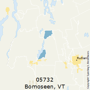 Bomoseen,Vermont County Map