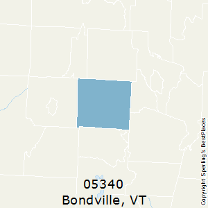 Bondville,Vermont County Map