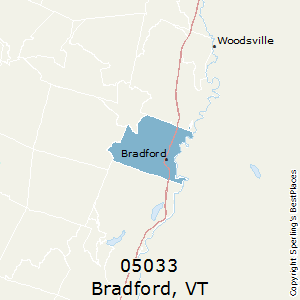 Bradford,Vermont County Map