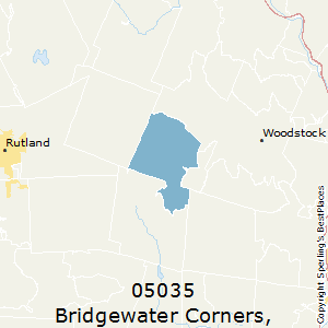 Bridgewater_Corners,Vermont County Map