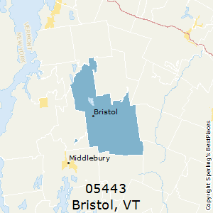 Bristol,Vermont County Map