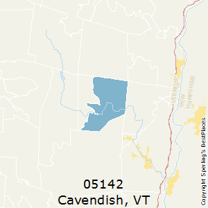 Cavendish,Vermont County Map