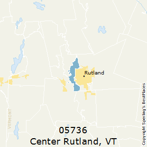 Center_Rutland,Vermont County Map