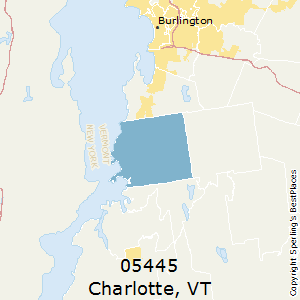 Charlotte,Vermont County Map