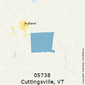 Cuttingsville,Vermont County Map