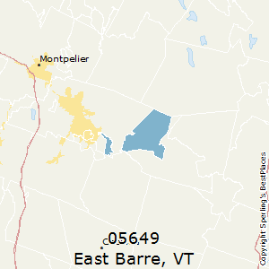 East_Barre,Vermont County Map