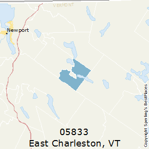 East_Charleston,Vermont County Map
