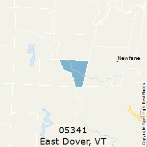 East_Dover,Vermont County Map