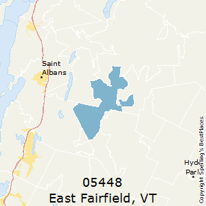 East_Fairfield,Vermont County Map