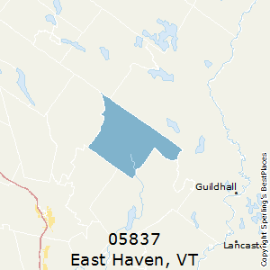 East_Haven,Vermont County Map