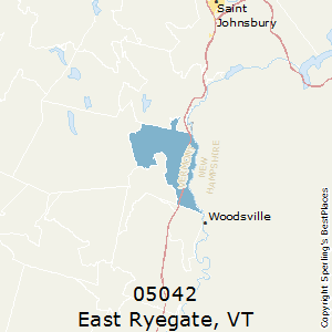 East_Ryegate,Vermont County Map