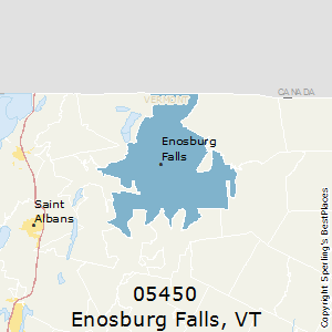 Enosburg_Falls,Vermont County Map