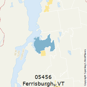 Ferrisburgh,Vermont County Map