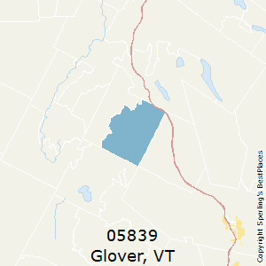Glover,Vermont County Map