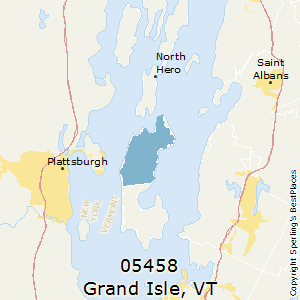 Grand_Isle,Vermont County Map