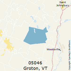 Groton,Vermont County Map