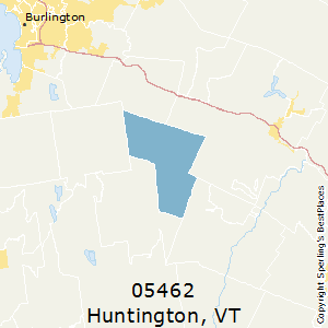 Huntington,Vermont County Map