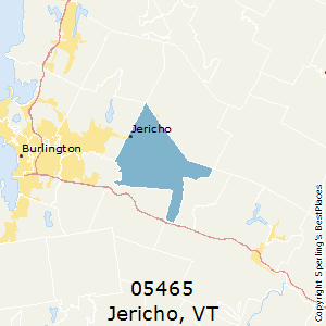 Jericho,Vermont County Map