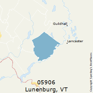 Lunenburg,Vermont County Map