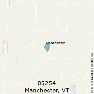 Manchester,Vermont County Map