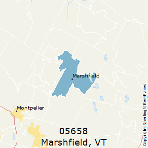 Marshfield,Vermont County Map