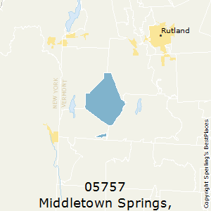 Middletown_Springs,Vermont County Map