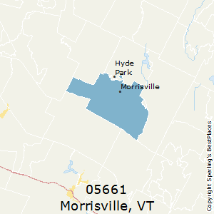 Morrisville,Vermont County Map