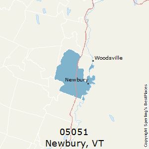 Newbury,Vermont County Map