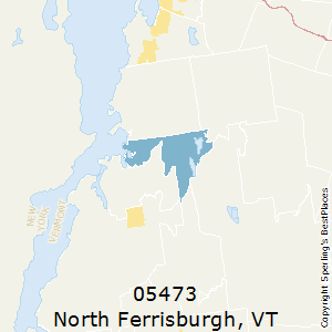 North_Ferrisburgh,Vermont County Map